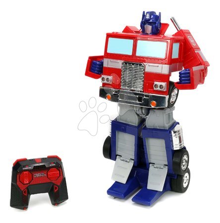 Samochodziki na pilota - Autko i robot na zdalne sterowanie RC Optimus Prime 2v1 Transformers Jada - 9