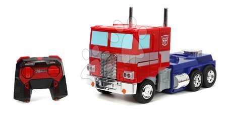 Samochodziki na pilota - Autko i robot na zdalne sterowanie RC Optimus Prime 2v1 Transformers Jada - 10