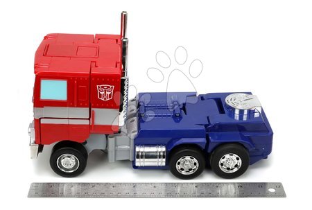 Samochodziki na pilota - Autko i robot na zdalne sterowanie RC Optimus Prime 2v1 Transformers Jada - 16