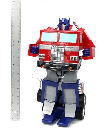 Samochodziki na pilota - Autko i robot na zdalne sterowanie RC Optimus Prime 2v1 Transformers Jada - 17