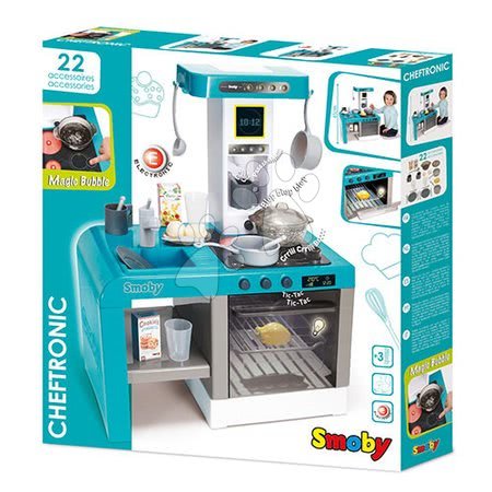 Cocinas electrónicas - Cocina Cheftronic Bubble Blue Smoby - 3
