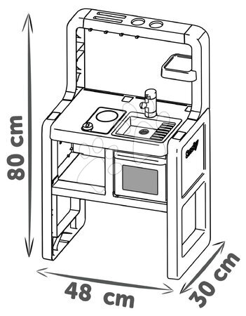 Elektronické kuchyňky - Kuchyňka elektronická Rosemary Kitchen Smoby - 10