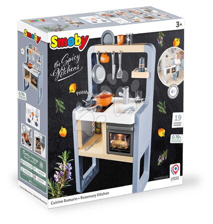 Elektronické kuchyňky - Kuchyňka elektronická Rosemary Kitchen Smoby - 11