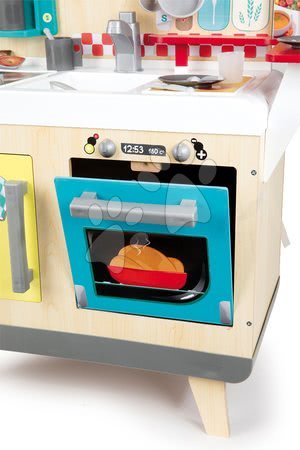 Fa játékkonyhák - Fa játékkonyha Wood Cook Smoby - 5