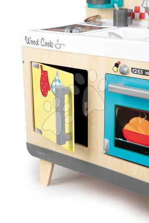 Fa játékkonyhák - Fa játékkonyha Wood Cook Smoby - 6