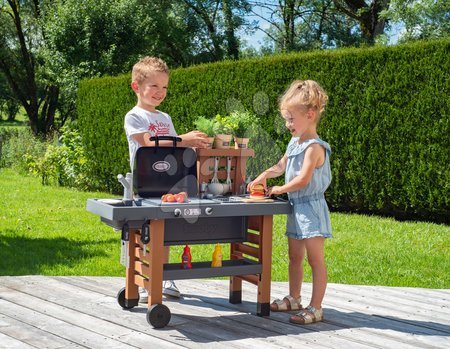 Kuchnie dla dzieci - Grill ogrodowy z kuchnią Garden Kitchen Evolutive Smoby_1