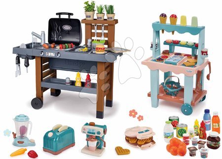 Cocinas para niños sets | Página 11 - Set de grill para el jardín con electrodomésticos Garden Kitchen Smoby