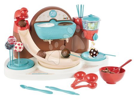 Cofetărie pentru copii - Bucătar jucăuș cu rețete și forme Chef Cake Pops Factory Smoby