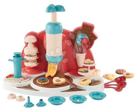 Cofetărie pentru copii - Bucătar jucăuș cu rețete pentru copii Chef Easy Biscuits Factory Smoby