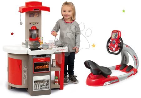 Kuhinje za djecu setovi - Set crvena sklopiva elektronička kuhinja Tefal Opencook Bubble Smoby sa zvukom i čarobnim mjehurićima - 25