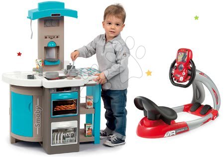 Kuhinje za djecu setovi - Set crvena sklopiva elektronička kuhinja Tefal Opencook Bubble Smoby sa zvukom i čarobnim mjehurićima - 26