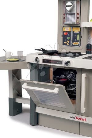 Bucătărie pentru copii seturi - Set bucătărie de jucărie, care crește cu vârsta cu apă curgătoare Tefal Evolutive Smoby - 25