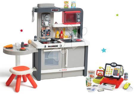 Kuchyňky pro děti sety - Set kuchyňka rostoucí s tekoucí vodou Tefal Evolutive Smoby