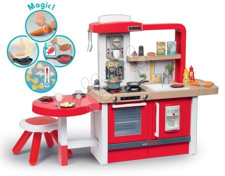 Bucătării electronice de jucărie - Set bucătărie de jucărie care crește cu vârsta cu apă curgătoare Tefal Evolutive Grand Chef Smoby_1