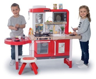 Kuchnie elektroniczne - Kuchnia z bieżącą wodą i mikrofalówką Tefal Evolutive Gourment Smoby - 4