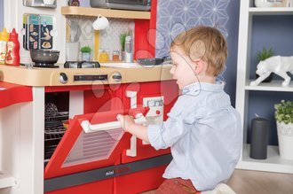 Kuchnie elektroniczne - Kuchnia z bieżącą wodą i mikrofalówką Tefal Evolutive Gourment Smoby - 17