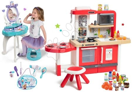 Kuhinje za otroke kompleti - Komplet rastoča kuhinja s tekočo vodo in mikrovalovko Tefal Evolutive Smoby - 53