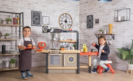 Spielküchen - Set Restaurant mit elektronischer Küche Chef Corner Restaurant Smoby_1