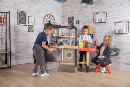 Spielküchen - Set Restaurant mit elektronischer Küche Chef Corner Restaurant Smoby_1