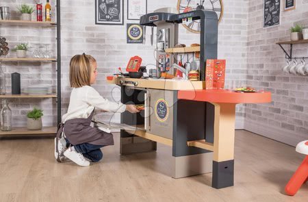 Spielküchen - Set Restaurant mit elektronischer Küche Chef Corner Restaurant Smoby_1