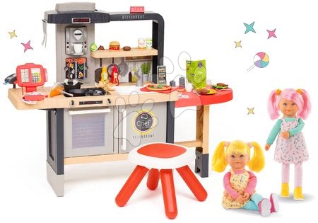 Reštaurácia sety - Set reštaurácia s elektronickou kuchynkou Chef Corner Restaurant Smoby