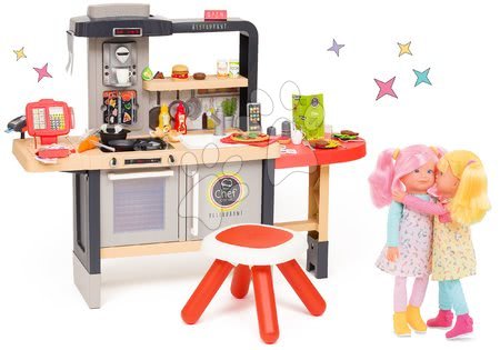 Játékkonyha szettek - Szett étterem elektronikus konyhácskával Chef Corner Restaurant Smoby - 15