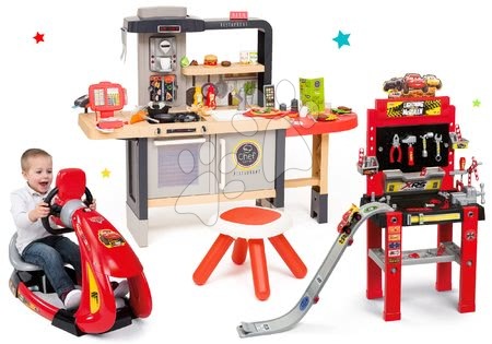 Reštaurácia sety - Set reštaurácia s elektronickou kuchynkou Chef Corner Restaurant Smoby