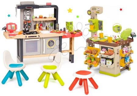 Cucine per bambini - Set ristorante con cucina elettronica Chef Corner Restaurant Smoby