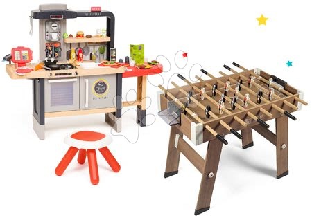 Spielküchen - Set Restaurant mit elektronischer Küche Chef Corner Restaurant Smoby