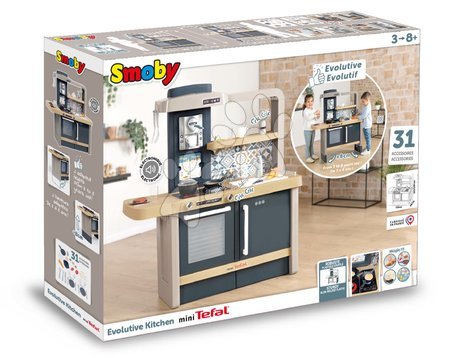 Smoby - Cuisine Tefal Studio Bubble - Cuisine lu…