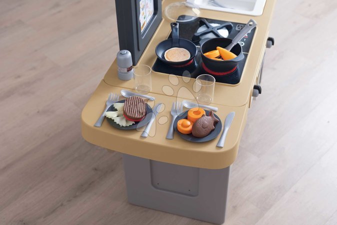 Elektronické kuchyňky - Kuchyňka elektronická s nastavitelnou výškou Tefal Evolutive New Kitchen Smoby - 9