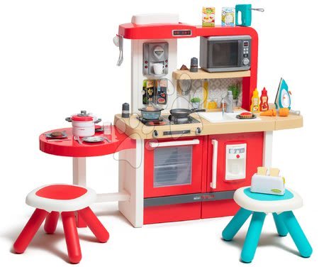 Detské kuchynky - Kuchynka rastúca s tečúcou vodou a mikrovlnkou Tefal Evolutive Gourment Smoby