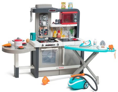 Kuchyňky pro děti sety - Kuchyňka rostoucí s tekoucí vodou Tefal Evolutive Gourment Smoby