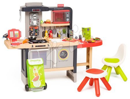 Detské kuchynky - Reštaurácia s elektronickou kuchynkou Chef Corner Restaurant Smoby