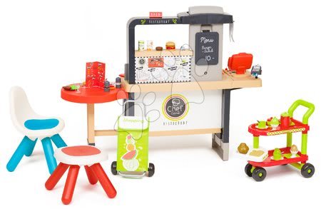 Kuchyňky pro děti sety - Restaurace s elektronickou kuchyňkou Chef Corner Restaurant Smoby_1