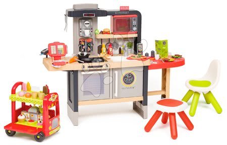 Reštaurácia sety - Reštaurácia s elektronickou kuchynkou Chef Corner Restaurant Smoby