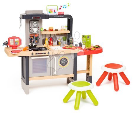 Detské kuchynky - Reštaurácia s elektronickou kuchynkou Chef Corner Restaurant Smoby