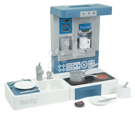 Egyszerű játékkonyhák - Játékkonyha utazásokhoz Cook&Go Blue Smoby
