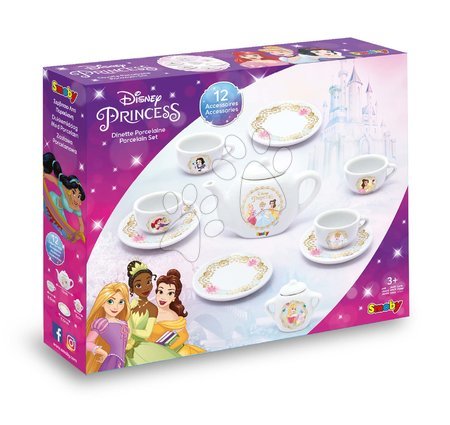 Ab 3 bis 6 Jahren - Porzellan-Teeservice Disney Princess Porcelain set Smoby  - 2