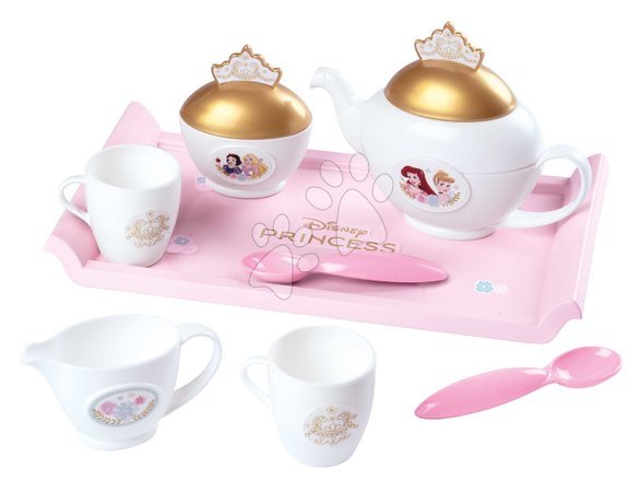 Ab 3 bis 6 Jahren vom Hersteller Smoby - Teeservice auf dem Tablett Disney Princess Tea set Smoby