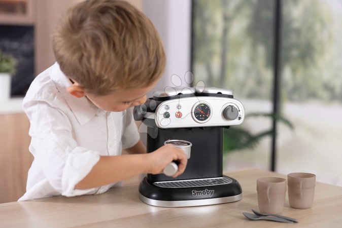 Küchengeräte für Kinderküchen - Kaffeemaschine elektronisch Espresso Kaffeemaschine Smoby - 12