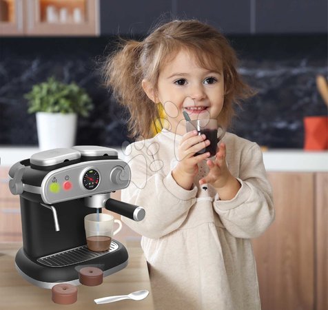 Küchengeräte für Kinderküchen - Kaffeemaschine elektronisch Espresso Kaffeemaschine Smoby - 13