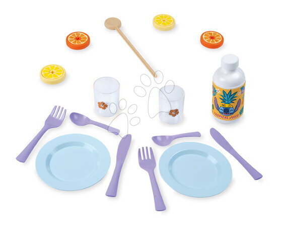 Posodice in dodatki za kuhinje - Piknik košarica in mizica 2v1 Stitch Picnic Basket Smoby_1