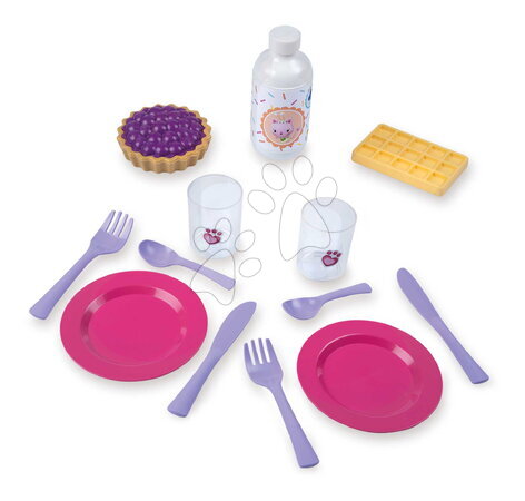 Nádobí a doplňky do kuchyňky - Piknikový košík a stolek 2v1 Gabby Picnic Basket Smoby - 3