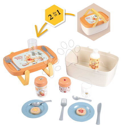 Linhas e acessórios da cozinha - Cesto de piquenique e banco 2 em 1 Macko Pú Picnic Basket Smoby_1
