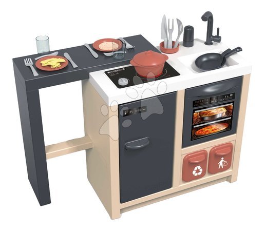 Ab 3 bis 6 Jahren vom Hersteller Smoby - Inselküche mit magischen Nudeln Kitchen Island 360° Smoby