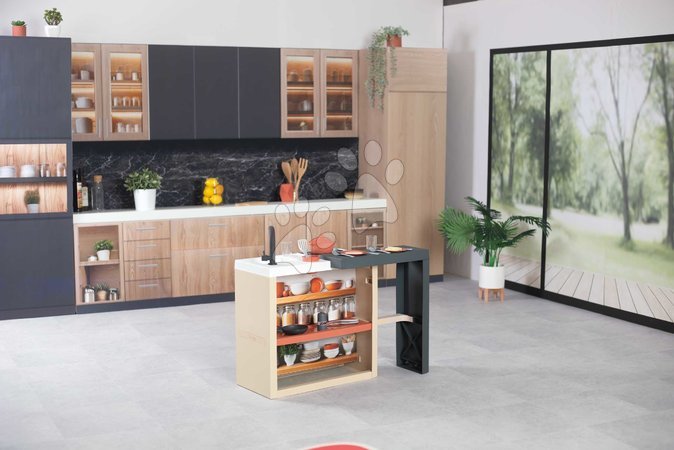 Einfache Spielküchen - Inselküche mit magischen Nudeln Kitchen Island 360° Smoby - 5