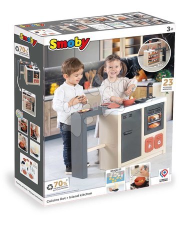 Einfache Spielküchen - Inselküche mit magischen Nudeln Kitchen Island 360° Smoby - 19