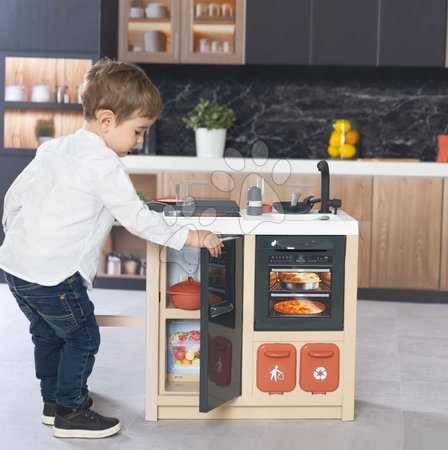 Einfache Spielküchen - Inselküche mit magischen Nudeln Kitchen Island 360° Smoby - 11