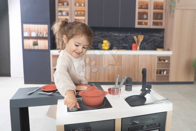 Einfache Spielküchen - Inselküche mit magischen Nudeln Kitchen Island 360° Smoby - 12